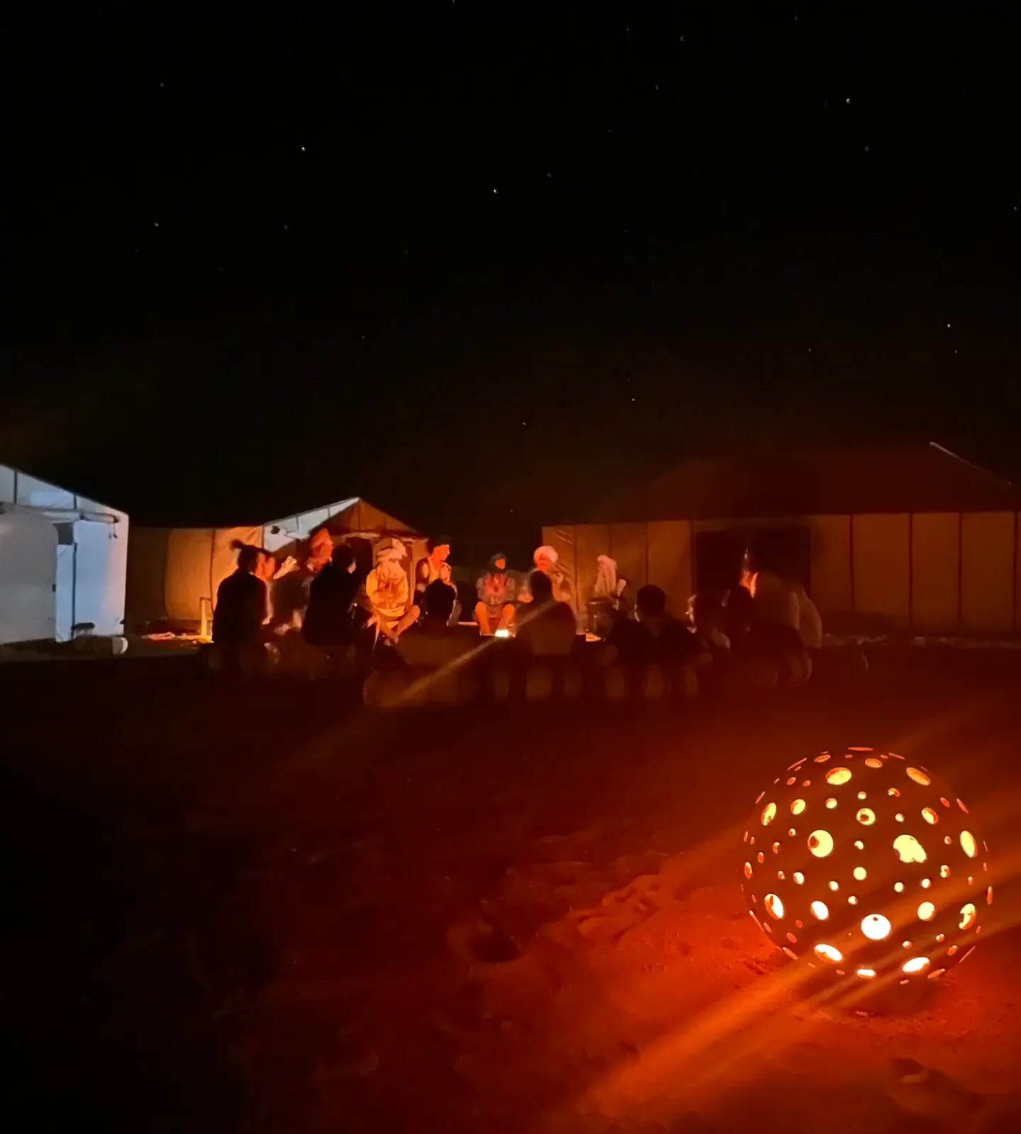 New year in desert camp morocco