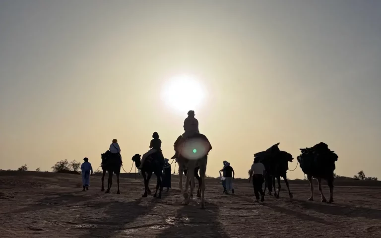 Sahara desert trekking in Mhamid