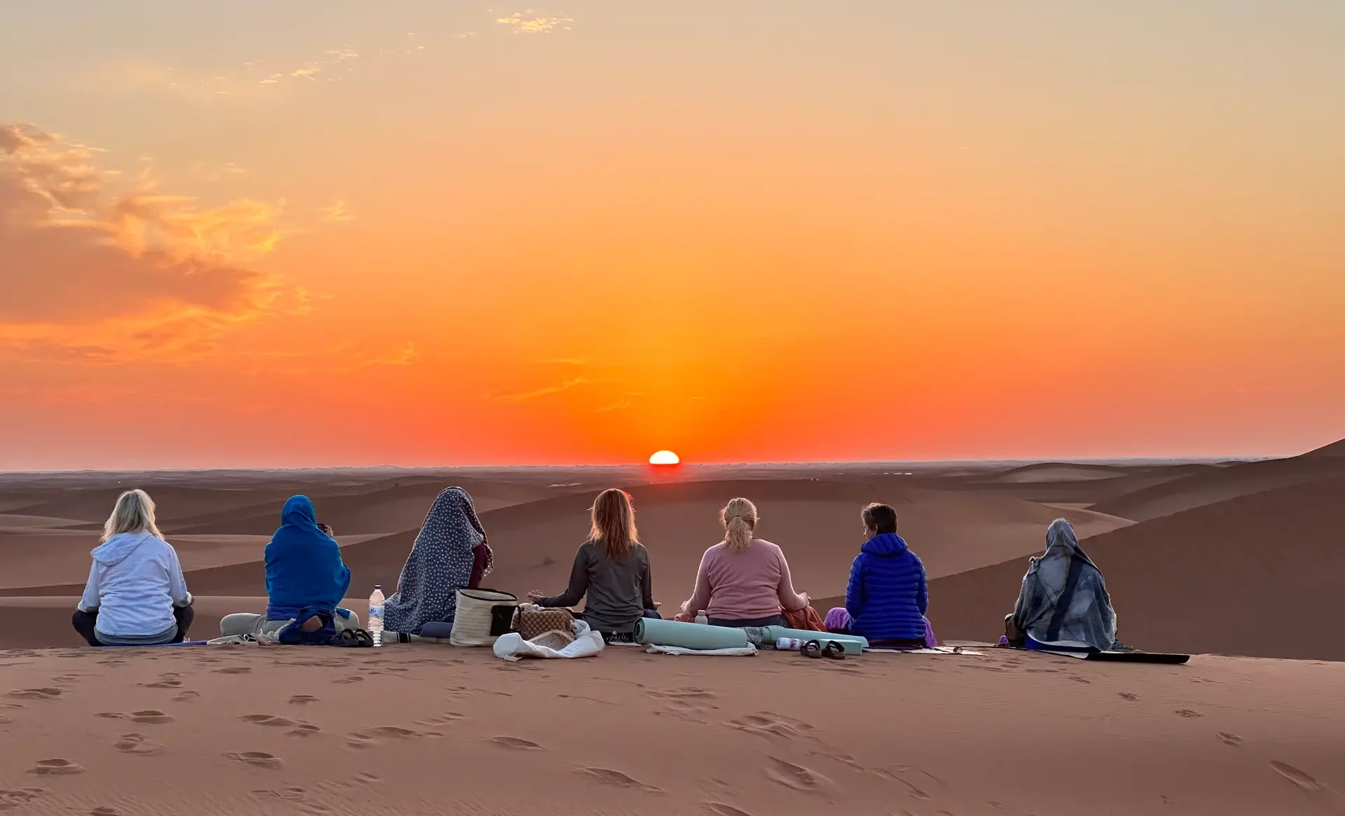 Yoga retreat in desert morocco