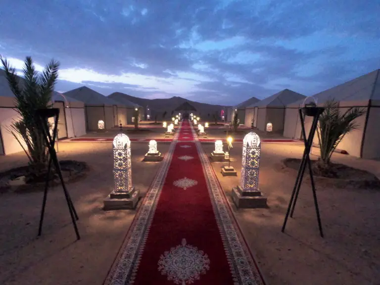 Camp in Morocco