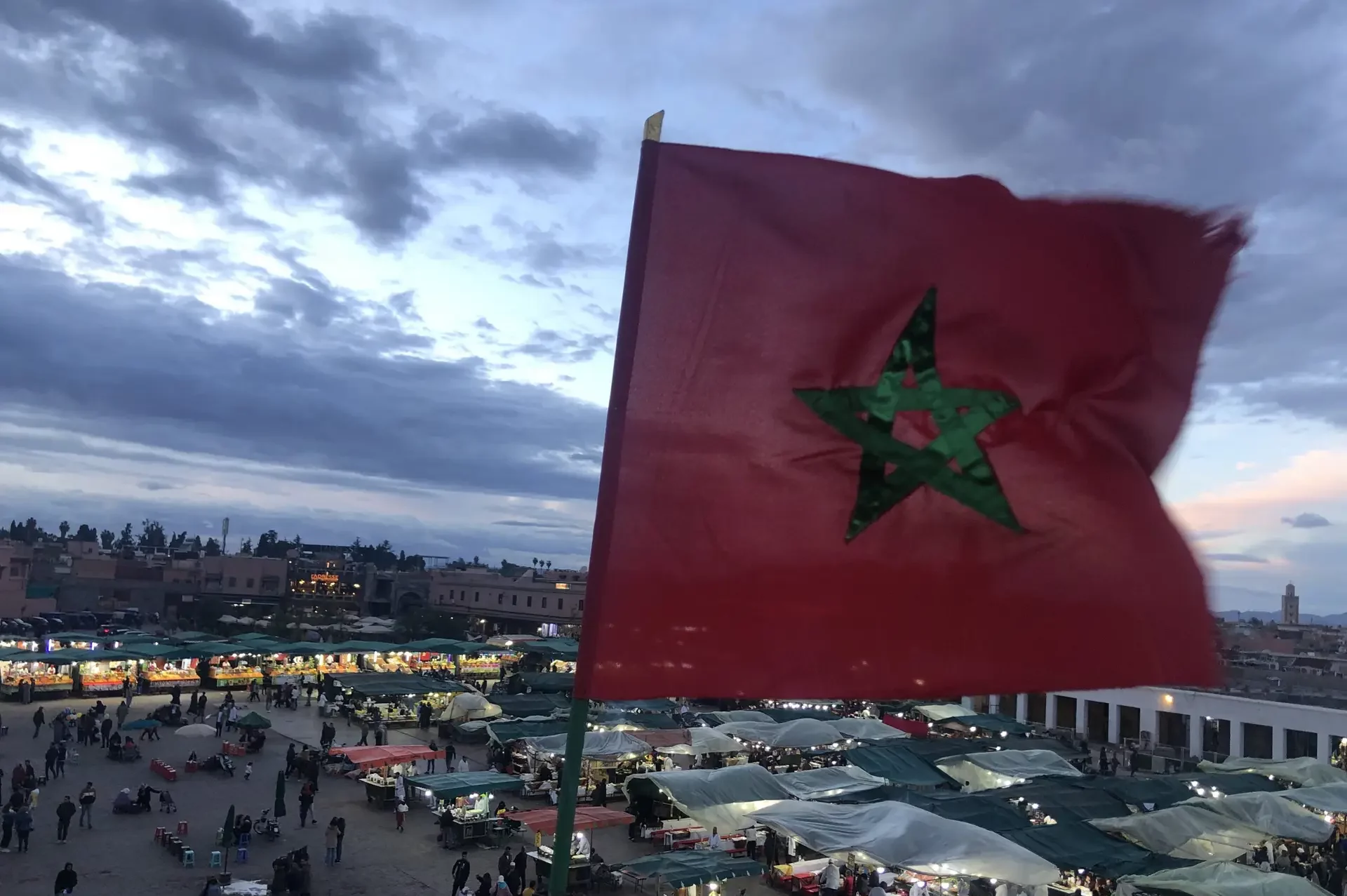 Morocco Marrakech flag