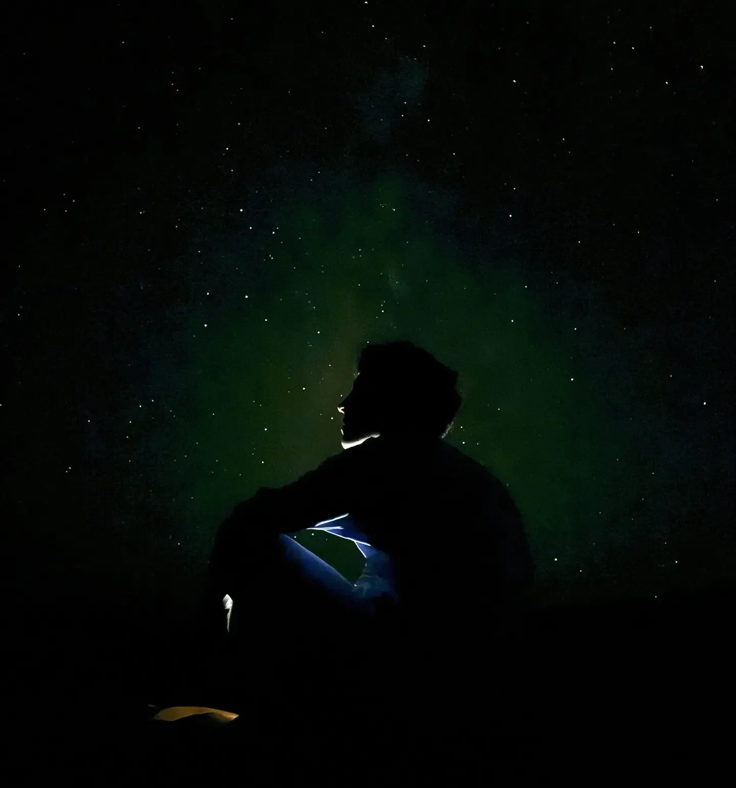 Starry Night in Morocco Desert